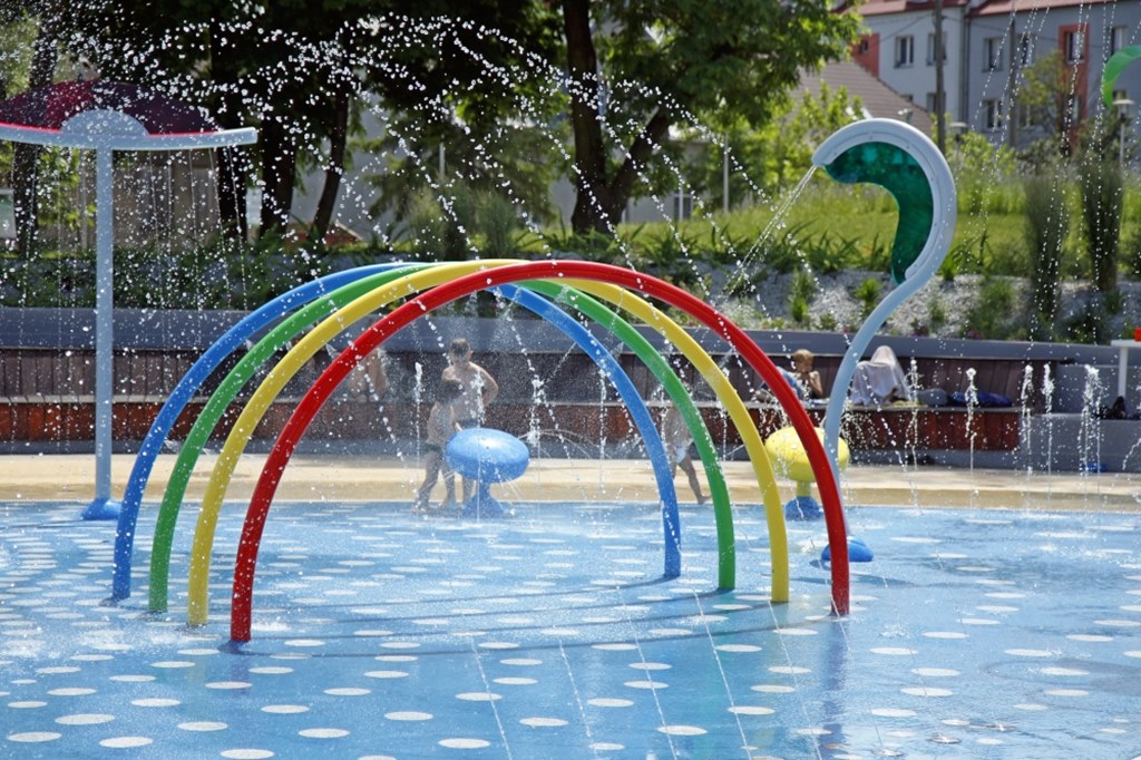 Wodny plac zabaw w Jaworznie - fot. UM Jaworzno