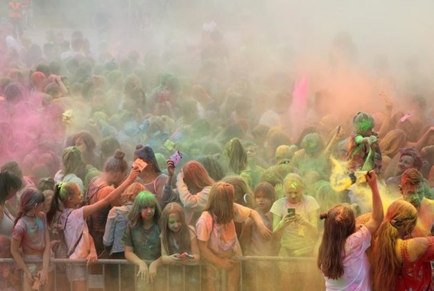 Eksplozja kolor&oacute;w - fot. UM Sosnowiec