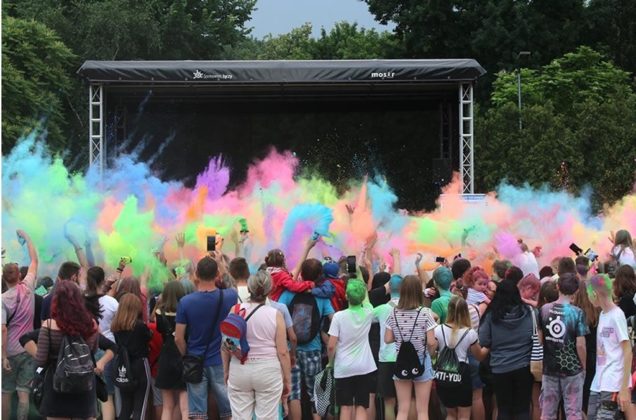 Eksplozja kolor&oacute;w - fot. UM Sosnowiec