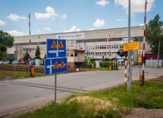 Zamknięty przejazd kolejowy - fot. UM Sosnowiec