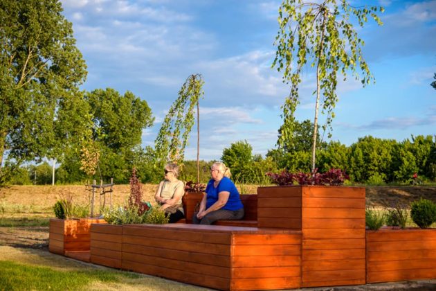 Fontanna na plaży miejskiej - fot. UM Będzin