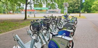 Wypożyczalnia rowerów miejskich na Stawikach - fot. Facebook/Sosnowiec łączy