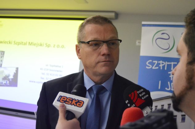 Prezes Sosnowieckiego Szpitala Miejskiego Dariusz Skłodowski - fot. MZ