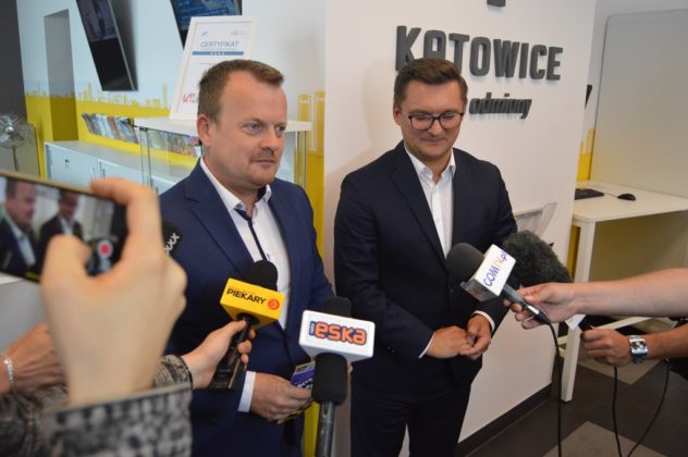 Briefing prasowy Arkadiusza Chęcińskiego i Marcina Krupy - fot. MZ