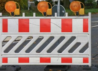 Utrudnienia drogowe przy zbiegu ulic Szpitalnej i Kombatantów – fot. UM Czeladź