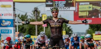 Luka Mezgec zwycięzcą piątego etapu 76. Tour de Pologne - fot. Szymon Gruchalski