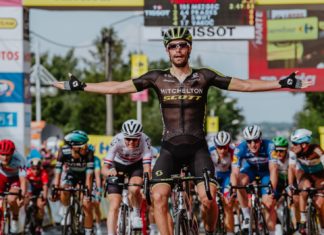 Luka Mezgec zwycięzcą piątego etapu 76. Tour de Pologne - fot. Szymon Gruchalski
