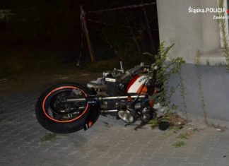 Uciekał motocyklem i pieszo – fot. KPP Zawiercie