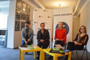 Konferencja prasowa dyrekcji Teatru Zagłębia przed nowym sezonem – fot. MZ