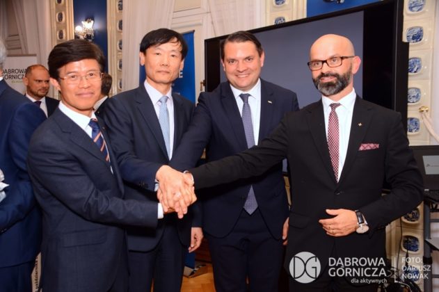 Koreańska firma SK Innovation otrzyma rządowy grant - fot. Dariusz Nowak/UM Dąbrowa Górnicza