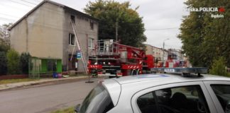 Wybuch gazu w domu w Wojkowicach – fot. Policja Będzin
