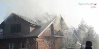 Tragiczny pożar Toporowice - fot. KPP w Będzinie