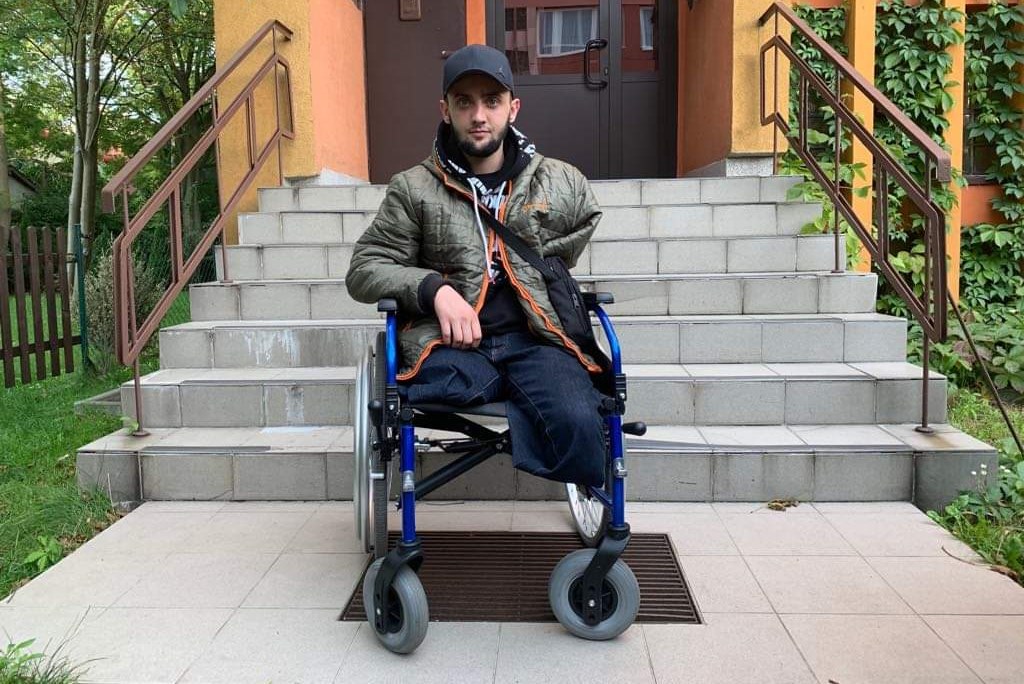 Igor Surma z Sosnowca stracił obie nogi i rękę – fot. arch. prywatne