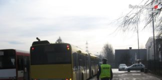 Pijany kierowca autobusu miejskiego - fot. KPP w Będzinie
