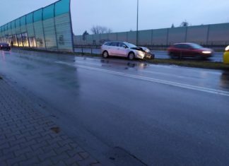 Karambol w Dąbrowie Górniczej - fot. Facebook @Będzin112