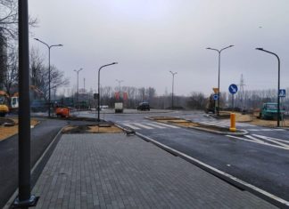 Rondo Ostrogórska i Jagiellońska w Sosnowcu - fot. UM Sosnowiec