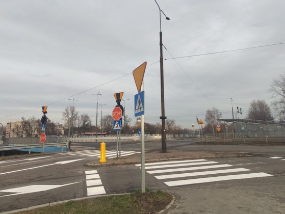 Rondo ul. Staszica Sosnowiec - fot. MC