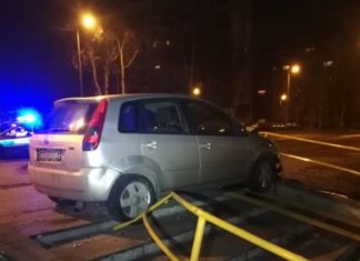 Kompletnie pijany uciekał przed policjantami – fot. Policja Sosnowiec