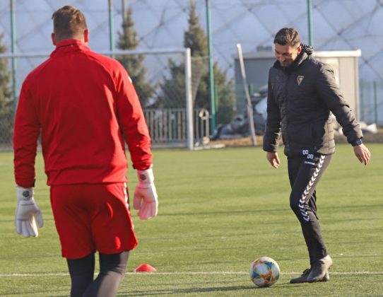 Piłkarze Zagłębia mają już za sobą pierwszy trening w 2020 roku – fot. zaglebie.eu