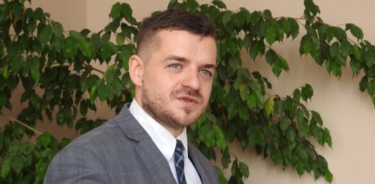 Burmistrz Wojkowic Tomasz Szczerba – fot. Facebook/Tomasz Szczerba