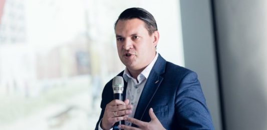 Prezydent Dąbrowy Górniczej Marcin Bazylak - fot. Radosław Kaźmierczak