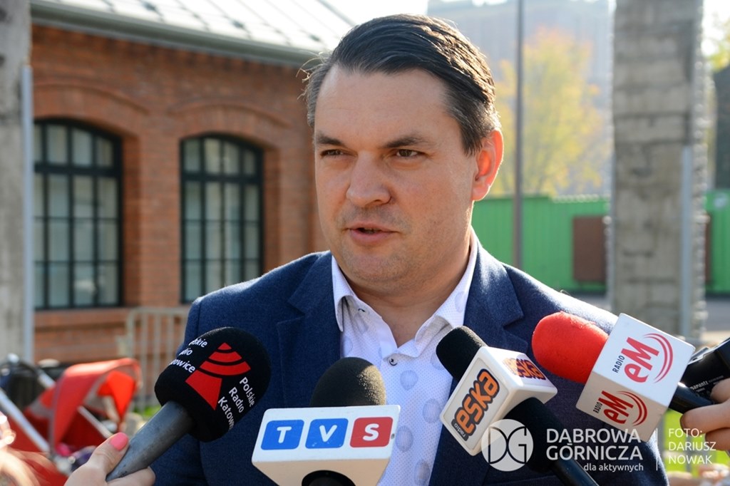 Prezydent Dąbrowy Górniczej Marcin Bazylak - fot. Dariusz Nowak