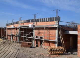 Trwają prace przy budowie przedszkola i żłobka - fot. Urząd Miasta i Gminy Siewierz