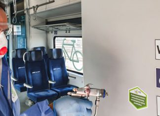 Dwutlenek tytanu Koleje Śląskie - fot. Koleje Śląskie