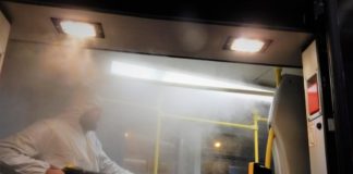 Parowa dezynfekcja tramwajów - fot. Tramwaje Śląskie