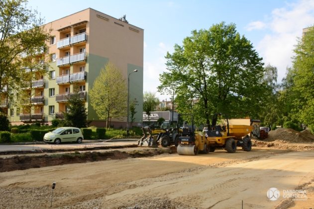 Budowa parkingu przy Kasprzaka w Dąbrowie G&oacute;rniczej &ndash; fot. Studio DG