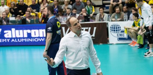 Dominik Kwapisiewicz nadal trenerem Aluronu Virtu CMC Zawiercie – fot. mat. pras.