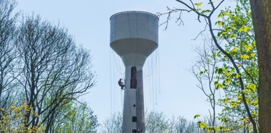 Wieża ciśnień remont - fot. UM Będzin