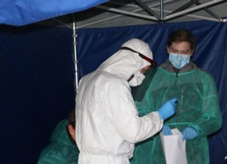 Testy na obecność koronawirusa w Czeladzi – fot. Jakub Kubasik