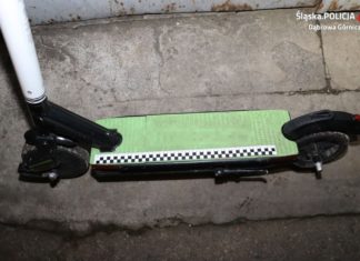 Dąbrowianin przywłaszczył sobie hulajnogę elektryczną – fot. Policja Dąbrowa Górnicza