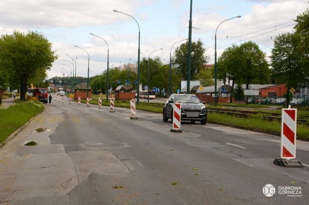 Remont ulicy Piłsudskiego w Dąbrowie Górniczej – fot. Studio DG