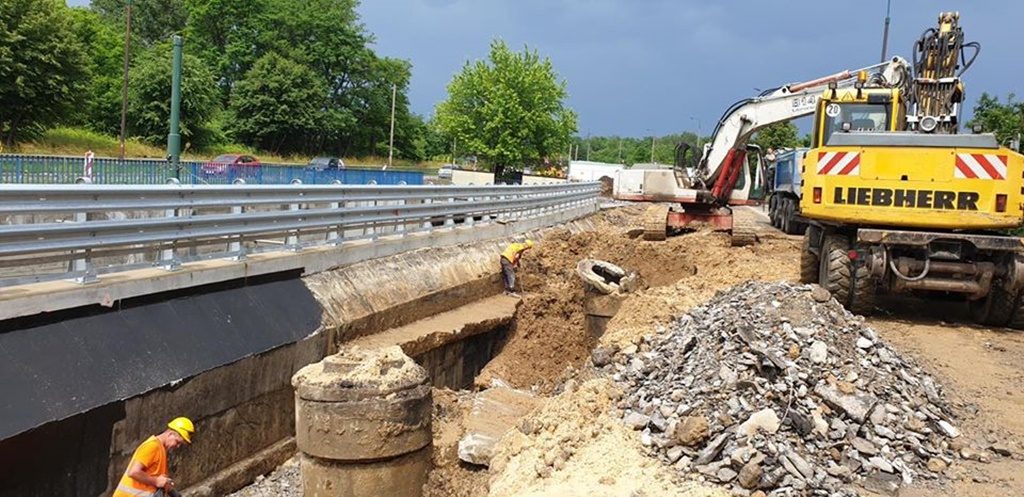 Utrudnienia na 3 Maja - fot. UM Sosnowiec