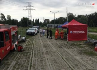 Tragiczny finał poszukiwań - fot. KMP w Sosnowcu