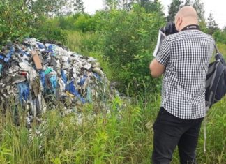 Niebezpieczne składowisko odpadów - fot. Maksym Pięta