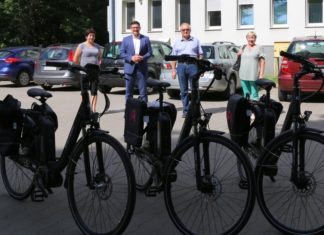 Rowery elektryczne - fot. Gmina Psary