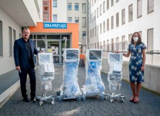 Nowy sprzęt trafił do sosnowieckiego szpitala – fot. UM Sosnowiec