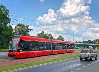 Torowisko w centrum Sosnowca – fot. UM Sosnowiec