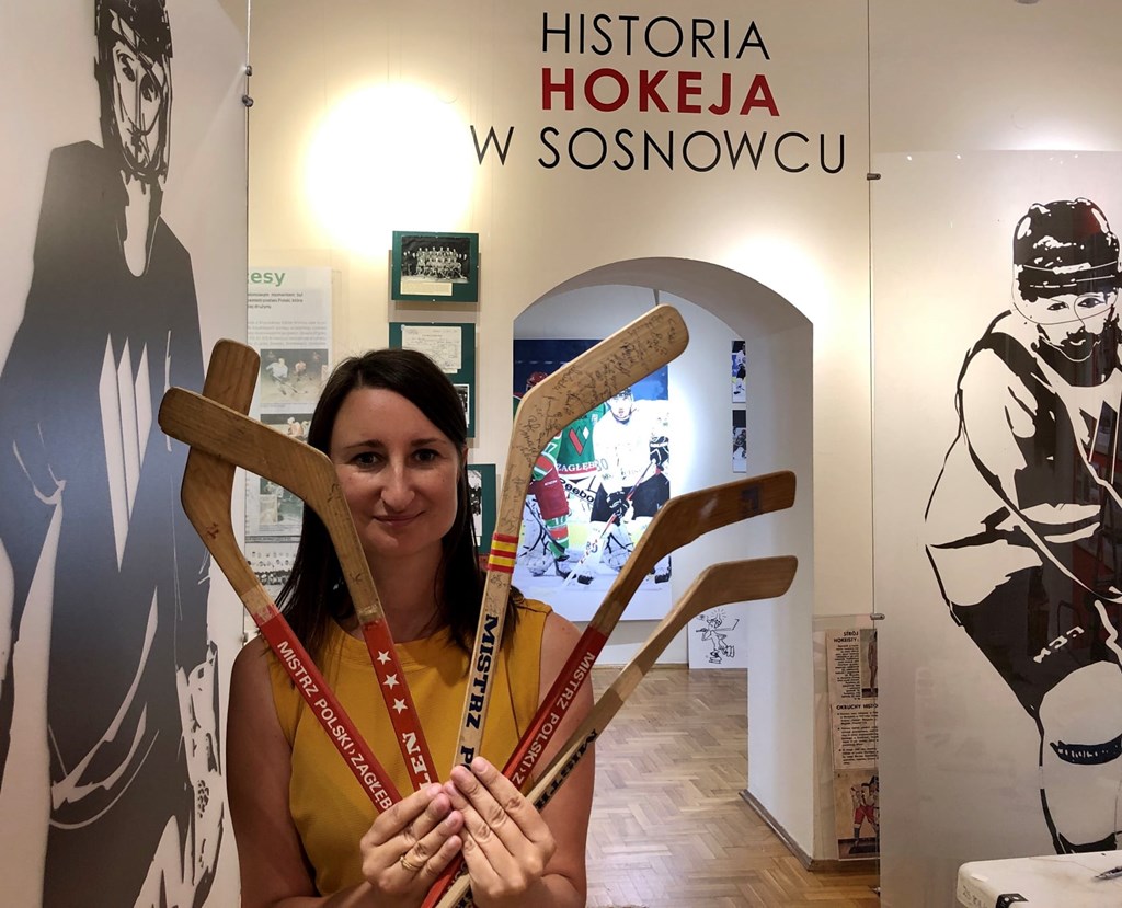 Wystawa „Historia hokeja w Sosnowcu” - fot. Zamek Sielecki