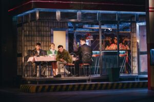 Próba generalna przed premierą „Ślubu” w Teatrze Zagłębia – fot. Piotr Lis