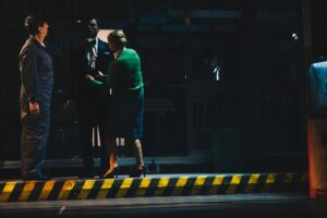 Próba generalna przed premierą „Ślubu” w Teatrze Zagłębia – fot. Piotr Lis