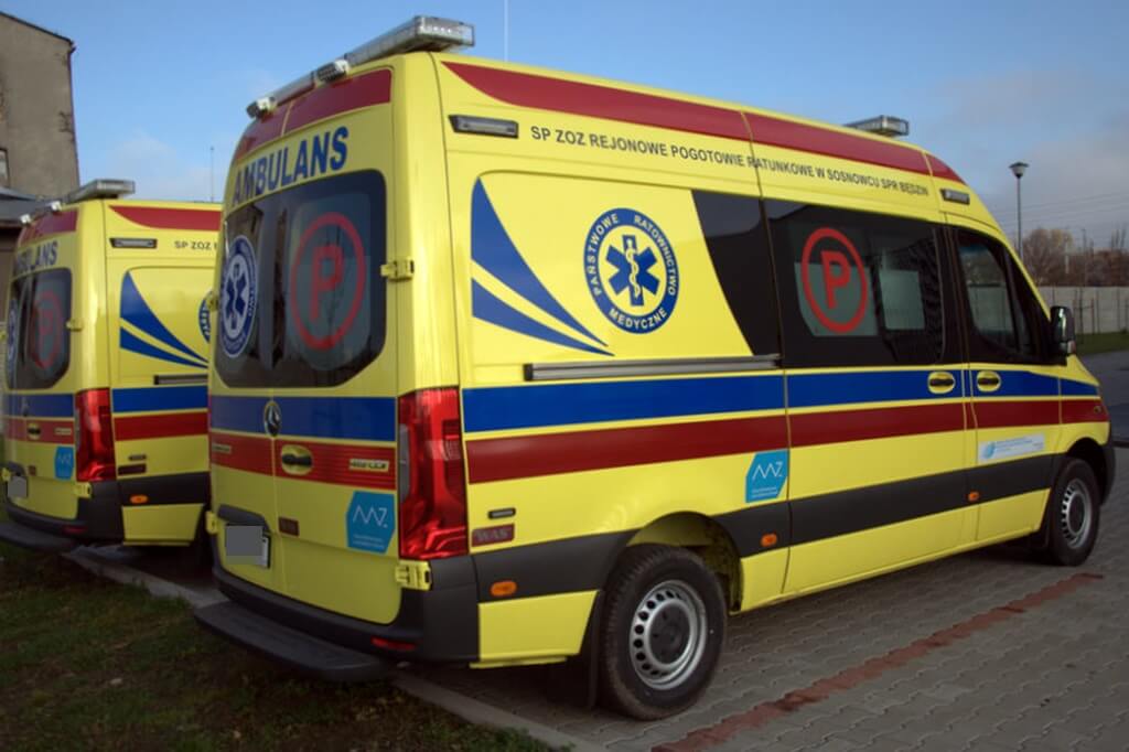 Nowe ambulanse - fot. RPR Sosnowiec