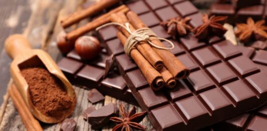 czekolada, kostki czekolady