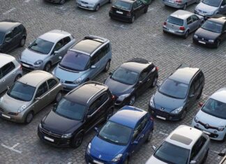 parking, samochód, auto