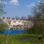 Budowa, Domy, Piasek, Trawa, Dach, Drewno