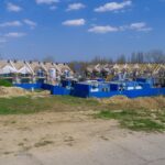 Budowa, Domy, Piasek, Trawa, Dach, Drewno