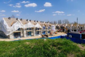 Budowa, Domy, Piasek, Trawa, Dach, Drewno